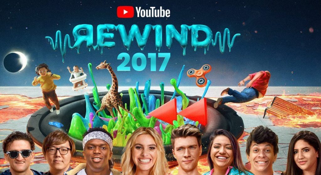 YOUTUBE REWIND 2017: LO MÁS VISTO EN EL AÑO EN UN SOLO VIDEO