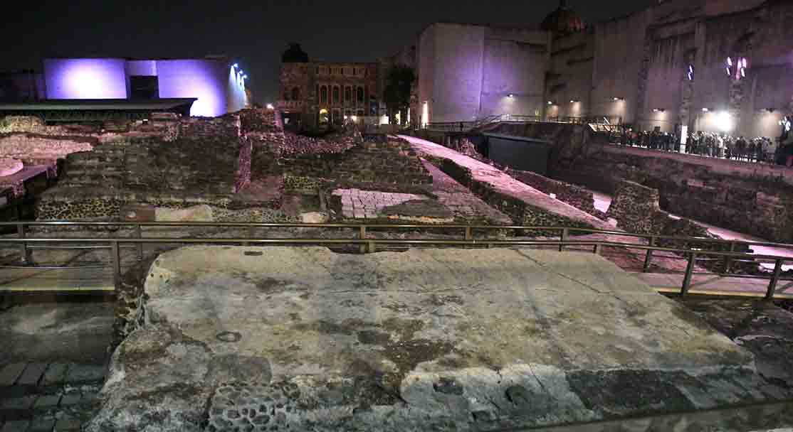 ILUMINAN AL TEMPLO MAYOR