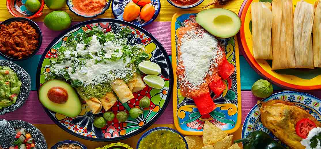 Los sabores mexicanos se encuentran en un lugar