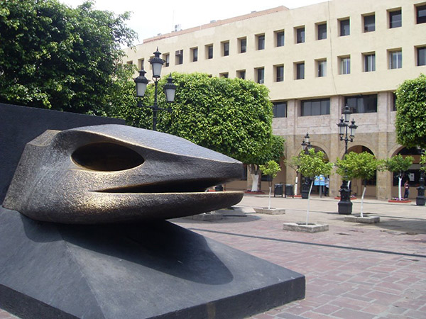 Centro histórico de Guadalajara historia cabeza Quetzalcoatl Mapio
