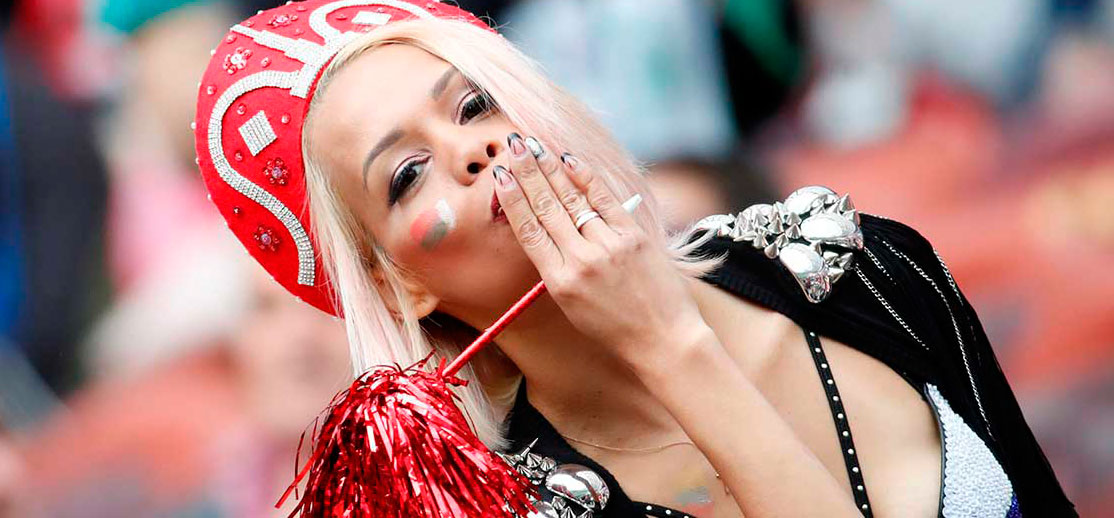 Sexys y deslumbrantes en las tribunas del Mundial