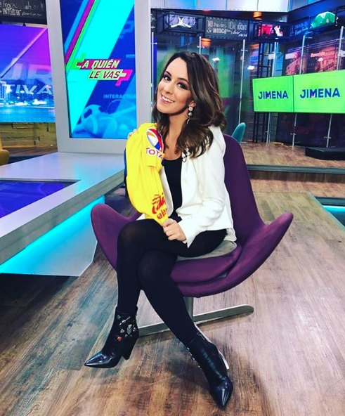 Jimena álvarez conductora de deportes