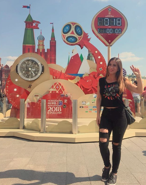 Mariazel en el Mundial de Rusia
