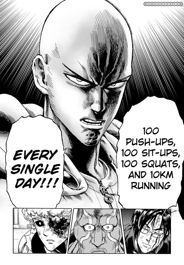 One-Punch-Man-Rutina-manga