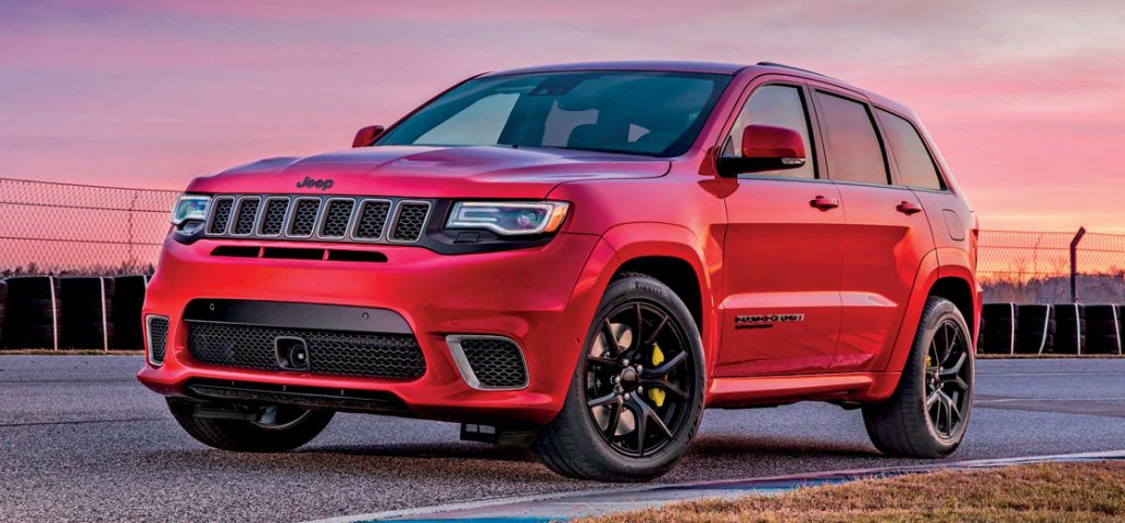 Jeep Grand Cherokee Trackhawk 2018, un loco del gym