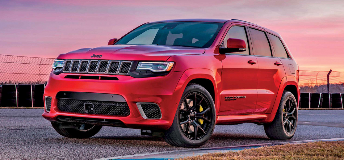 Jeep Grand Cherokee Trackhawk 2018, un loco del gym