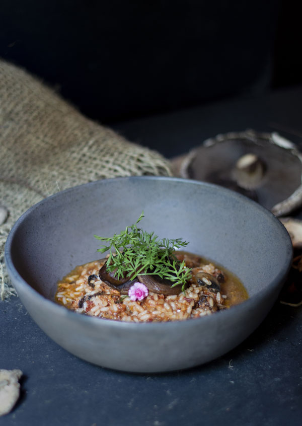 Los-Danzantes-menu-de-hongos-Arroz-con-shiitake