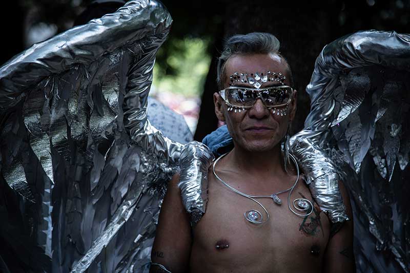 La movilización comenzó en el Ángel de la Independencia y culminó en el Zócalo.