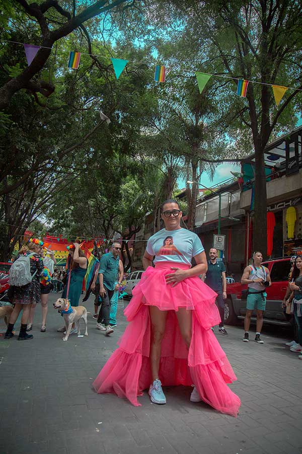 Las personas trans fueron de las más fotografiadas durante la marcha.