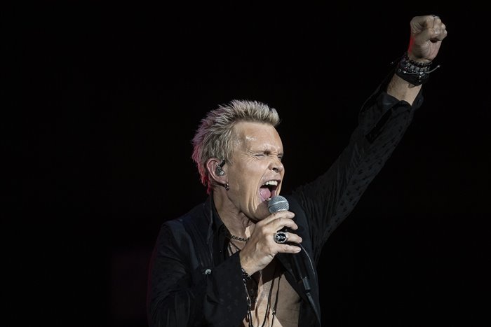 Billy Idol por primera vez en México.