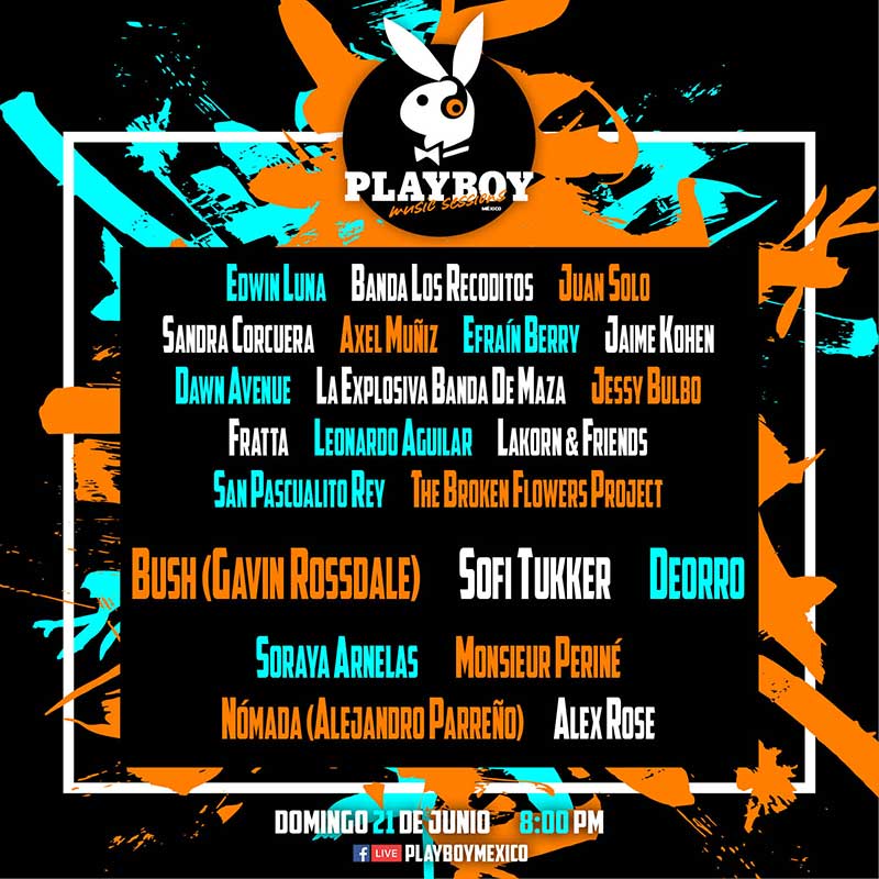 Prepárate para vivir la tercera edición de Playboy Music Sessions 0