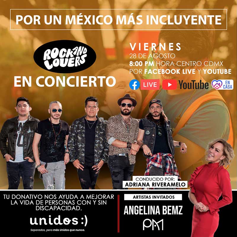 Unidos y Rock and Lovers se unen por un México más Incluyente 0