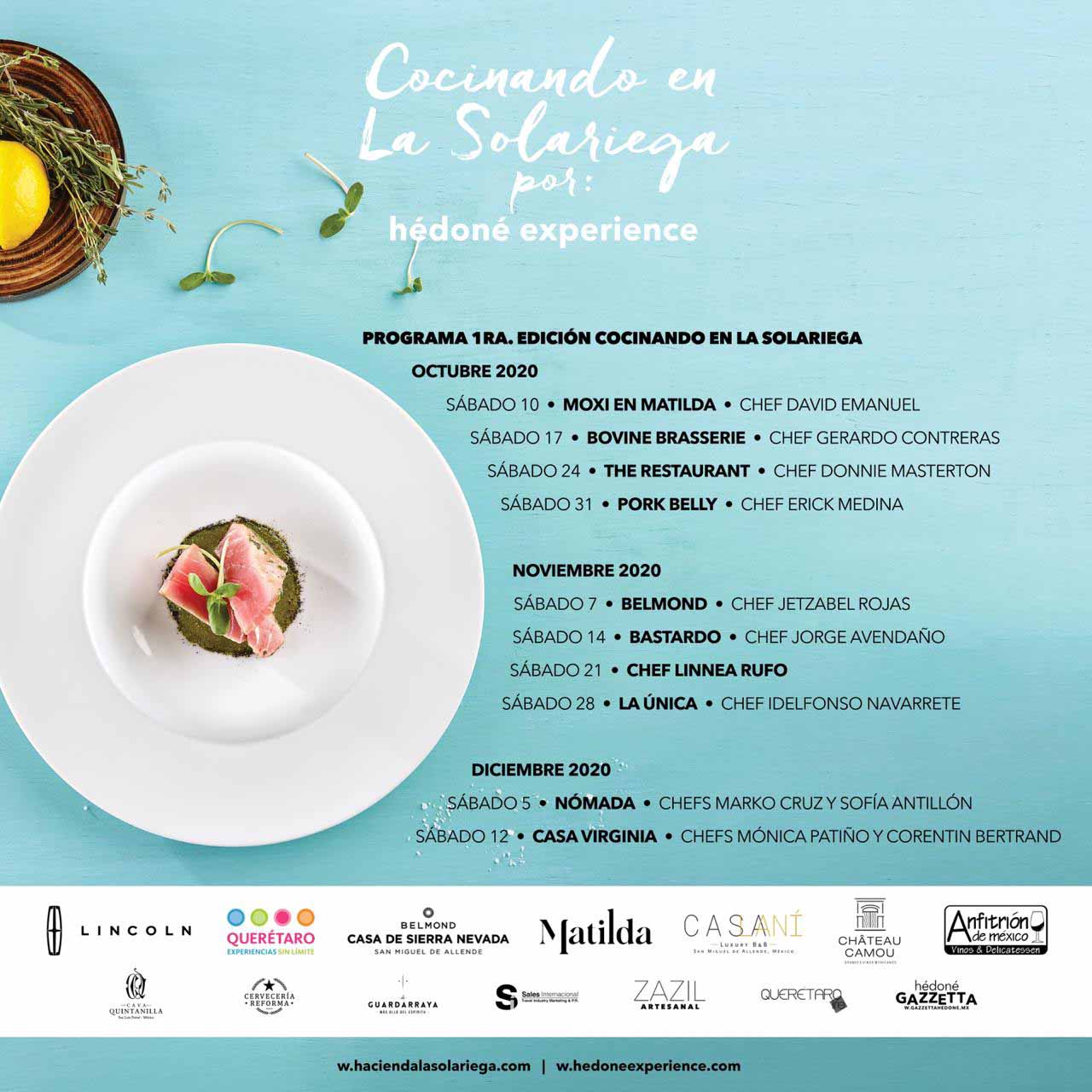 Hacienda La Solariega: 10 noches de gastronomía  2