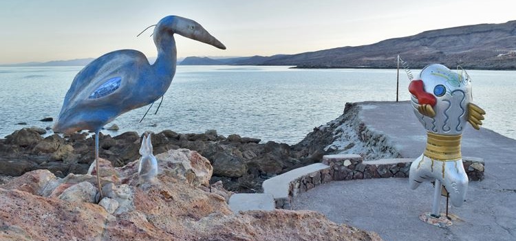 Un artista ruso perdido en Puertecitos, Baja California