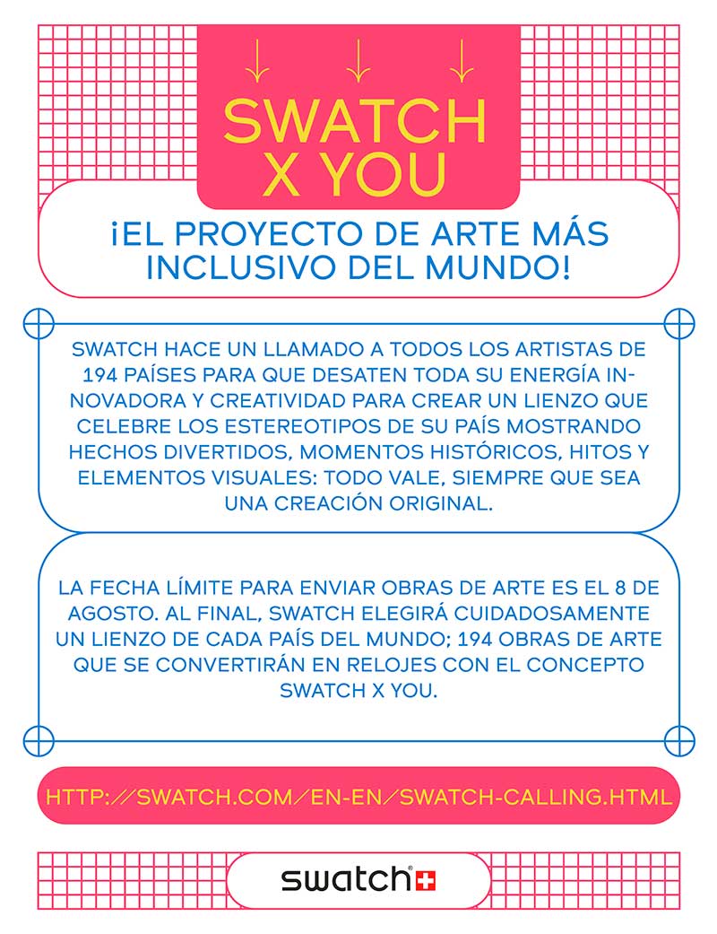 Swatch lanza convocatoria enfocada en la creatividad y el arte 0