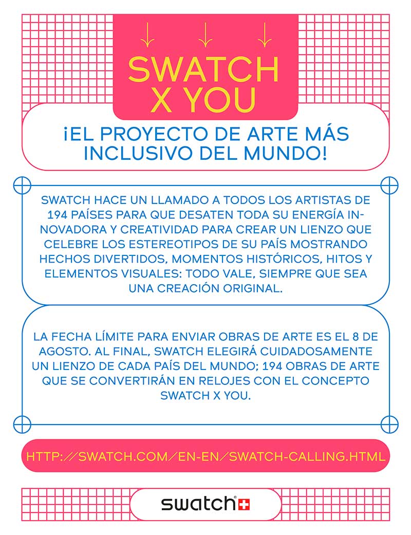 Swatch lanza convocatoria enfocada en la creatividad y el arte 0