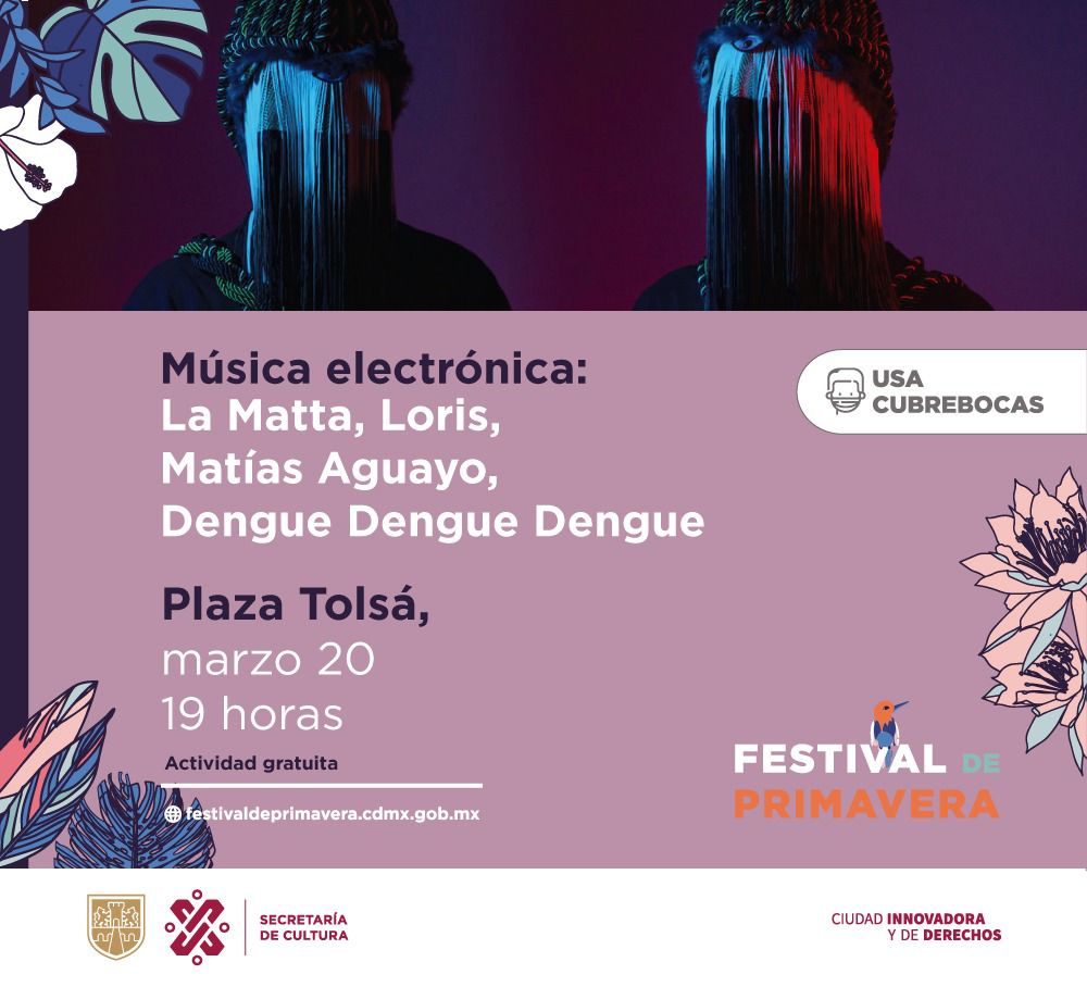 Música electrónica en concierto gratuito para recibir la primavera 0