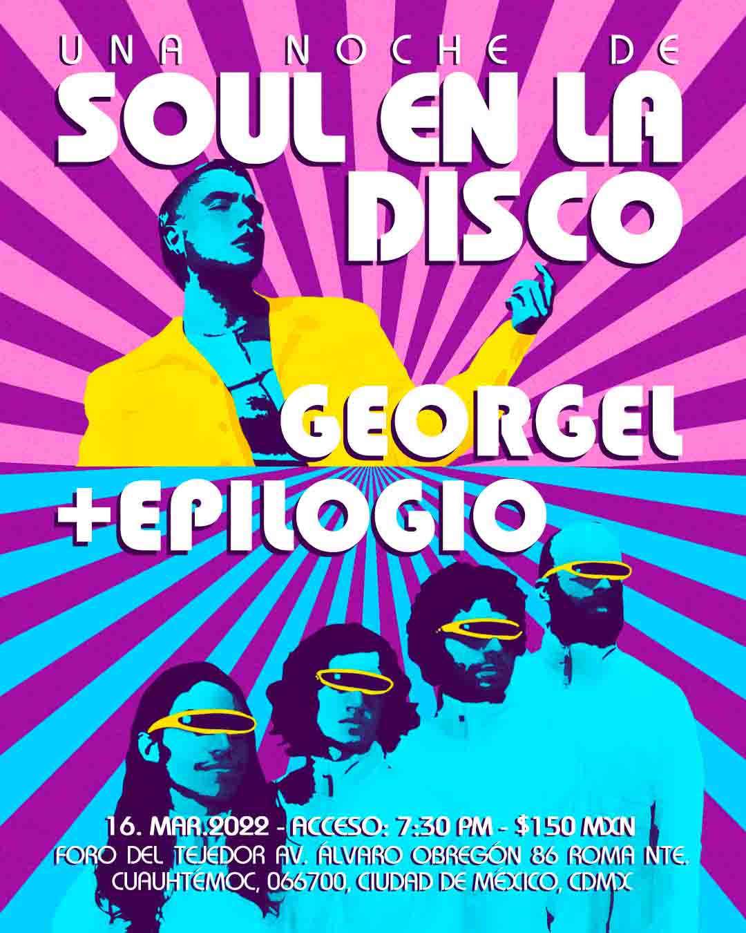 Georgel y Epilogio se presentan en el Foro El Tejedor 0