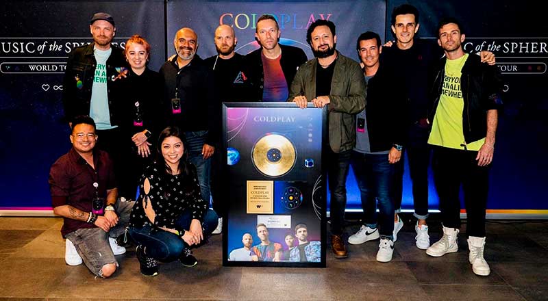 Coldplay recibe la Certificación Oro en México por Music Of The Spheres. 0