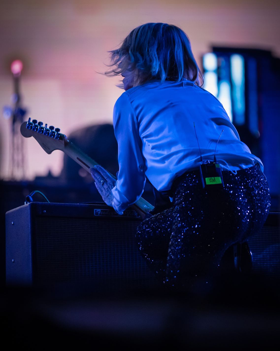 Kim Gordon. Foto Lulú Urdapilleta. Cortesía de Ocesa.