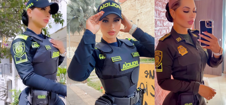 Alexa Narváez, la policía colombiana que seduce con ardientes imágenes en IG