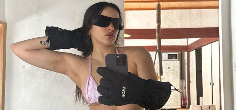 Rosalía incendia las redes sociales con foto en topless