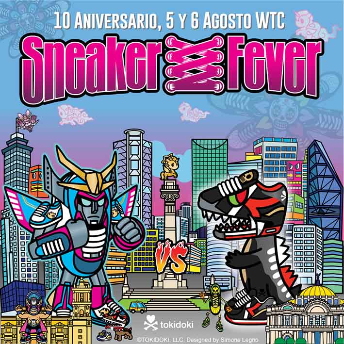 Sneaker Fever celebra 10 años con Tokidoki y Joe Freshgood 1