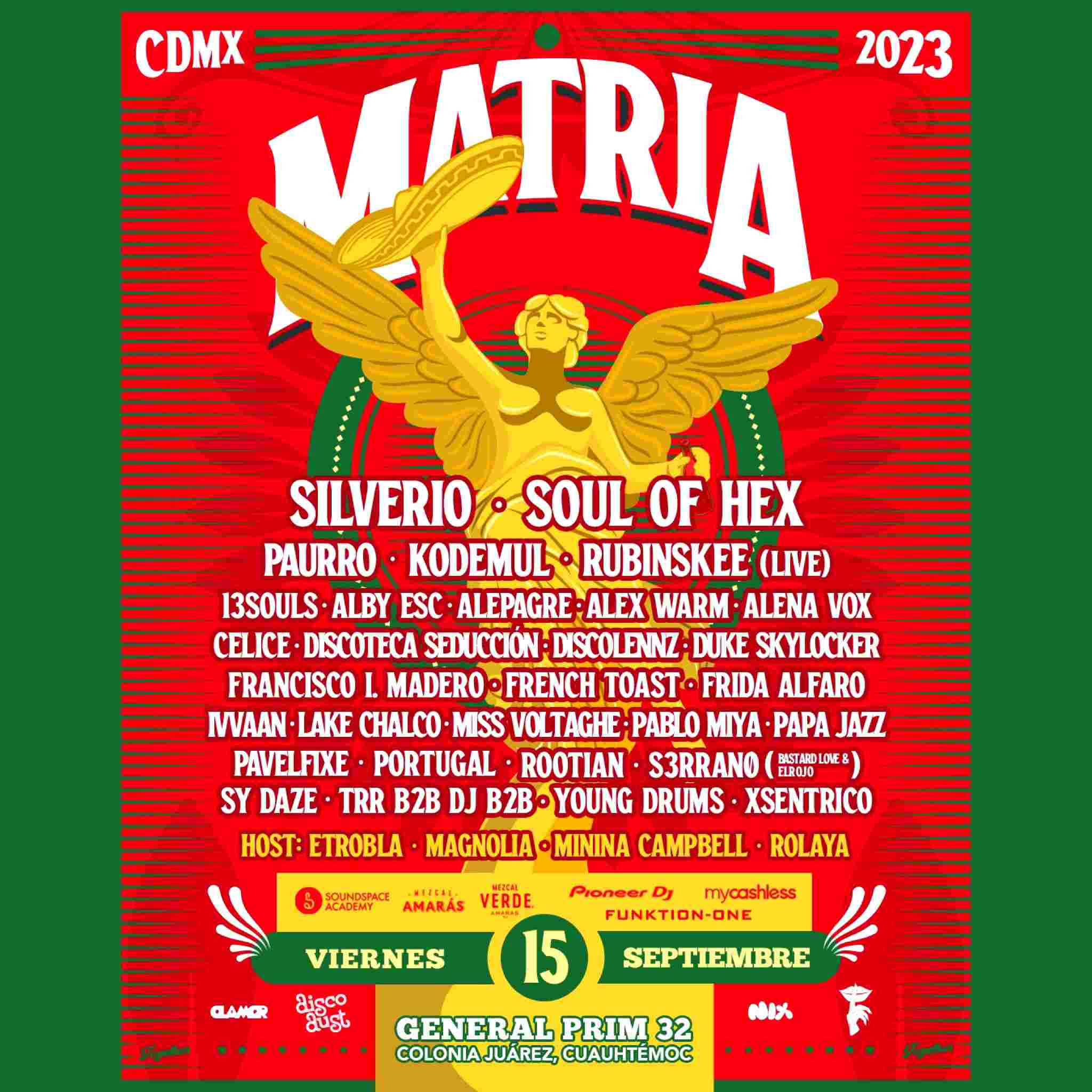 Celebra el mes patrio en el festival MATRIA 0