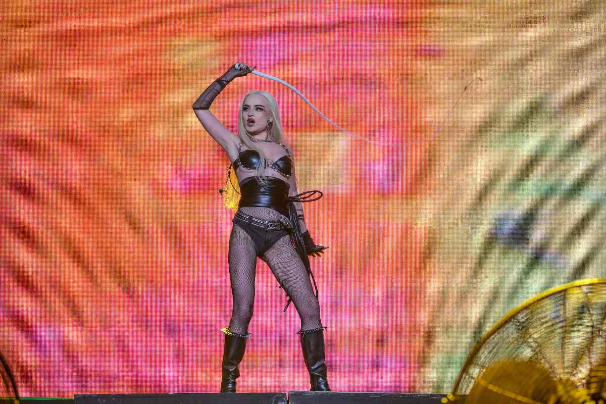 Kim Petras en el Corona Capital. Foto de Liliana Estrada / Cortesía de Ocesa.