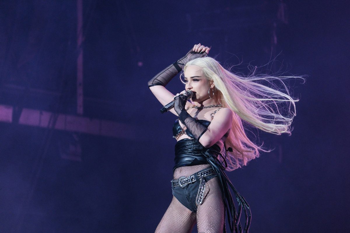 Kim Petras en el Corona Capital. Foto de Liliana Estrada / Cortesía de Ocesa.