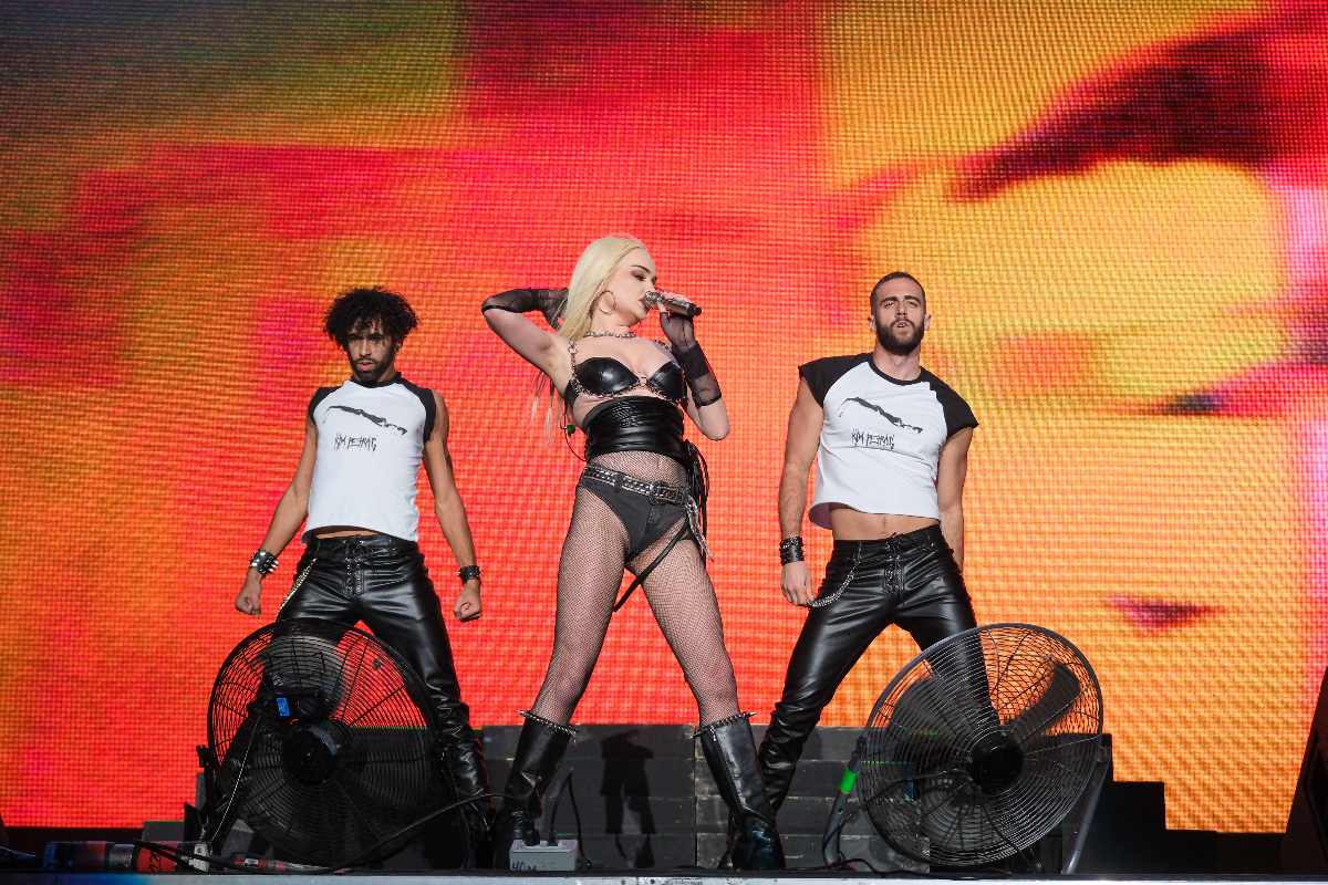 Kim Petras en el Corona Capital. Foto de Liliana Estrada / Cortesía de Ocesa.