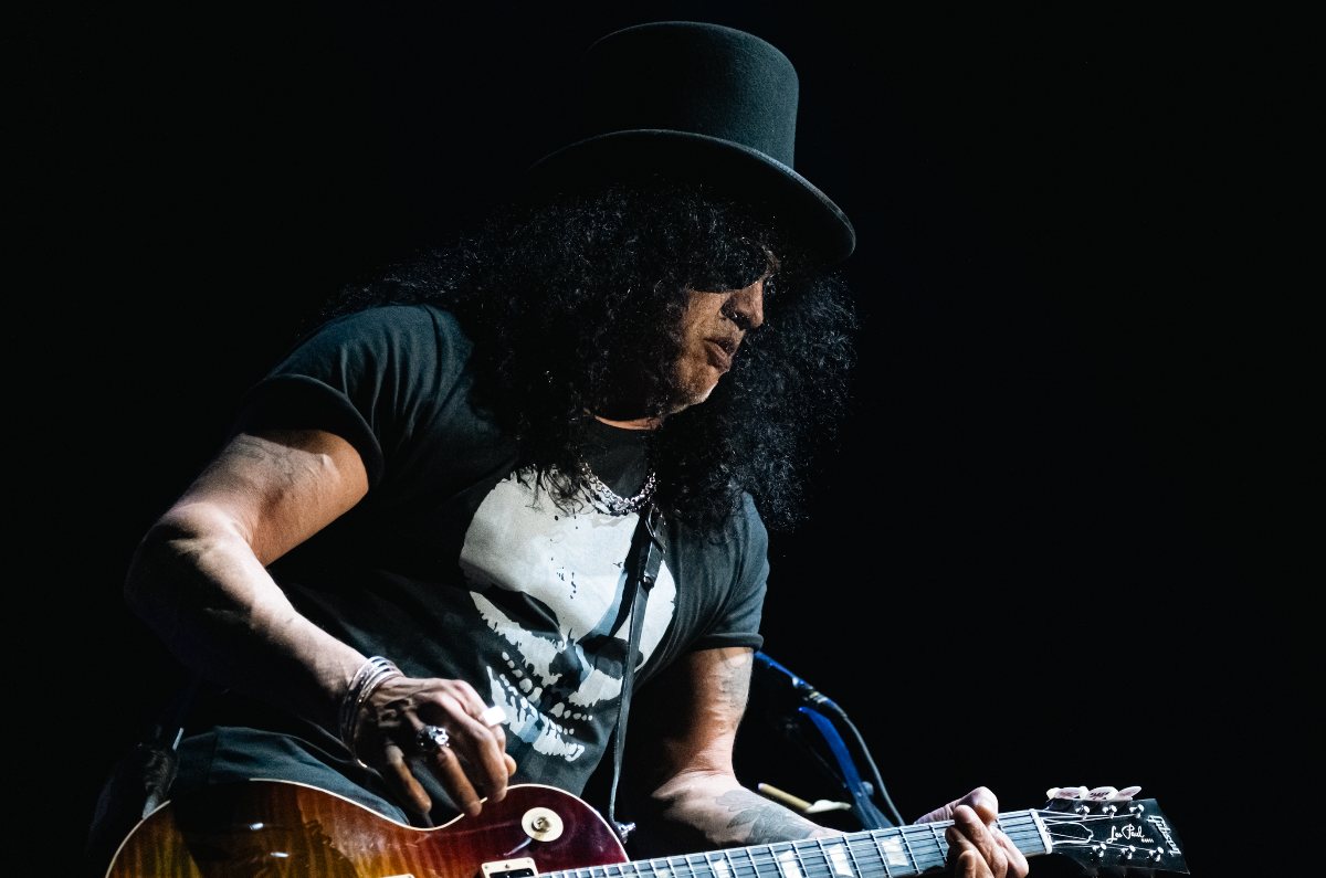 Estas son las guitarras que Slash usó en México