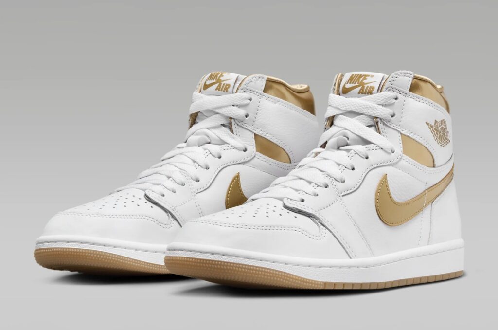 Descubre los nuevos Nike Air Jordan 1 High “White & Gold”