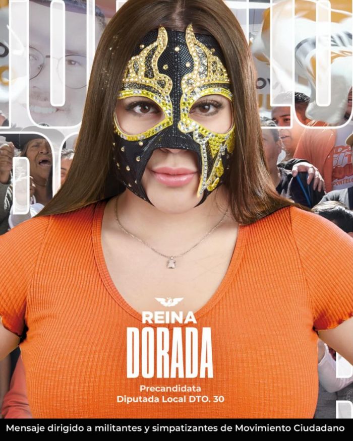 La Reina Dorada “lucha” por Movimiento Ciudadano 0