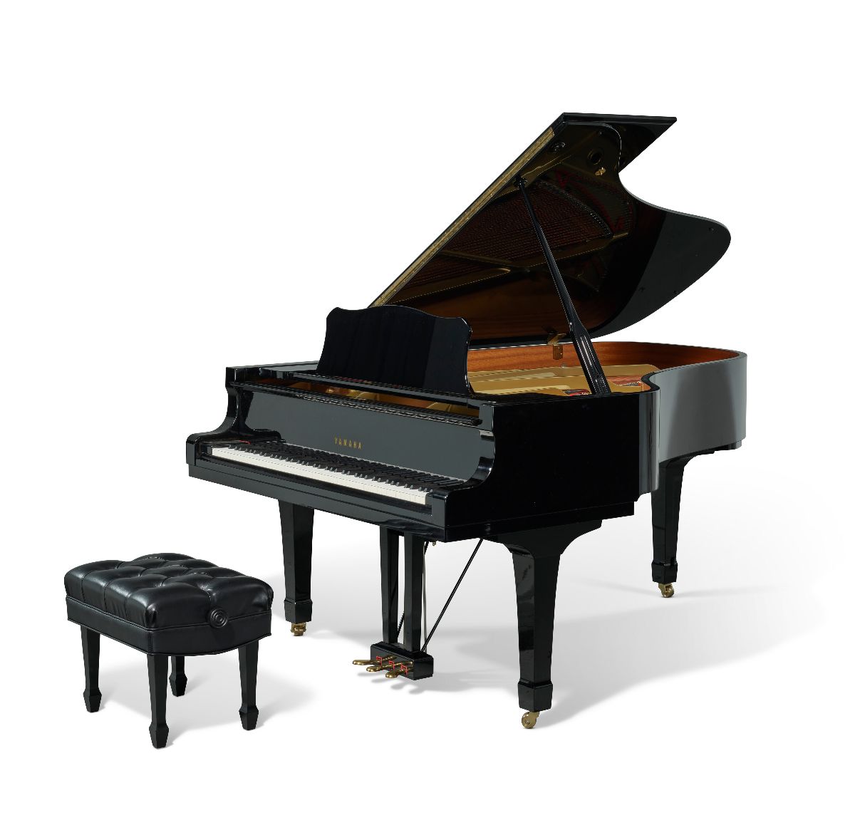 Piano modelo C6F Pe de Yamaha, propiedad de Elton John.  Foto: Christie's.