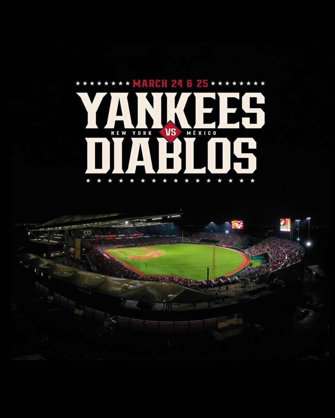 Anuncian juego histórico: Yankees vs Diablos Rojos en CDMX 0