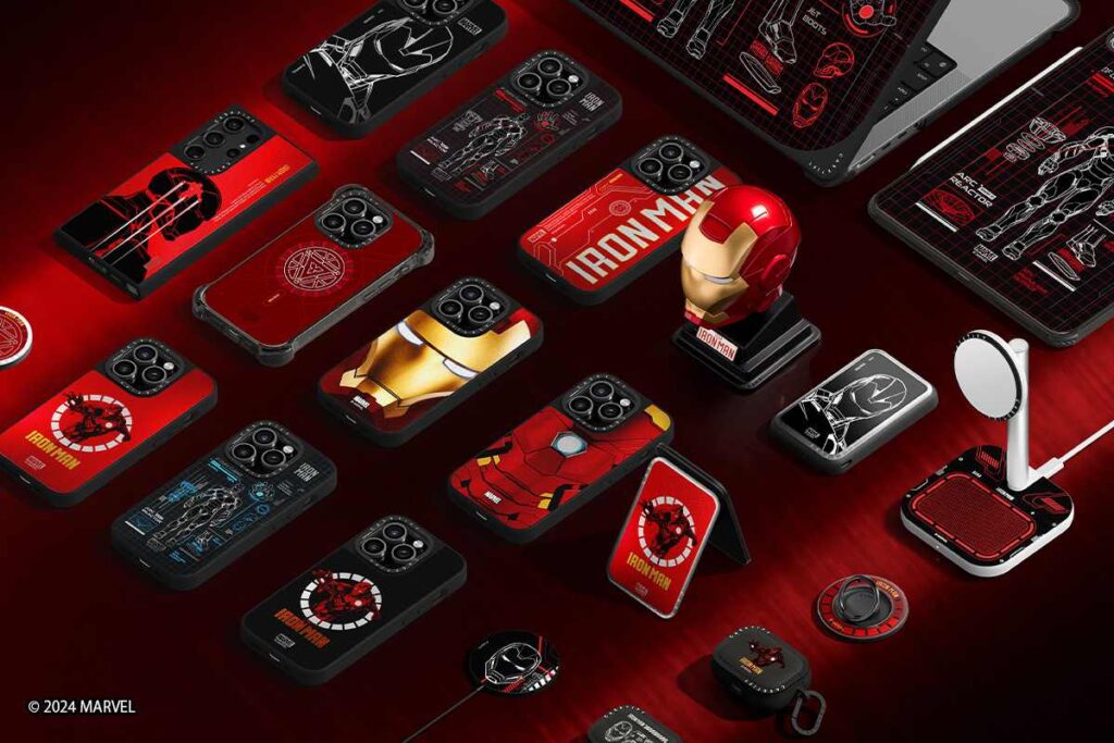 CASETiFY y Marvel lanzan colección de accesorios tech inspirados en Iron Man 2
