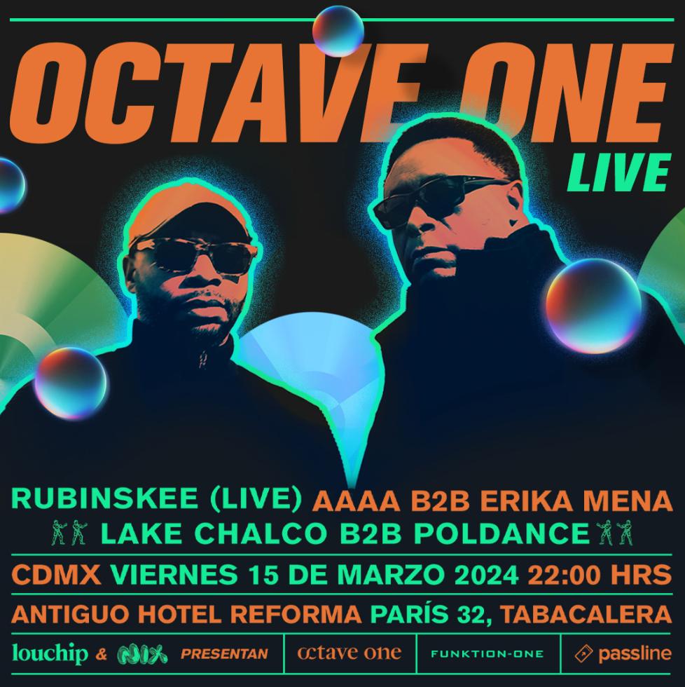 El dúo de electrónica, Octave One, regresa a México 0