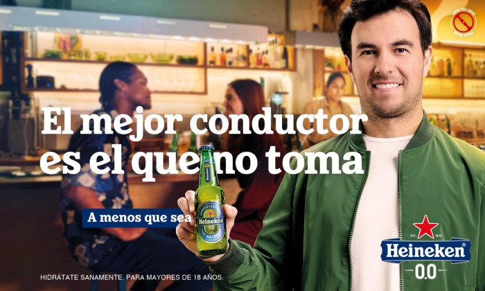 Checo Pérez se une a campaña de responsabilidad social al volante 1