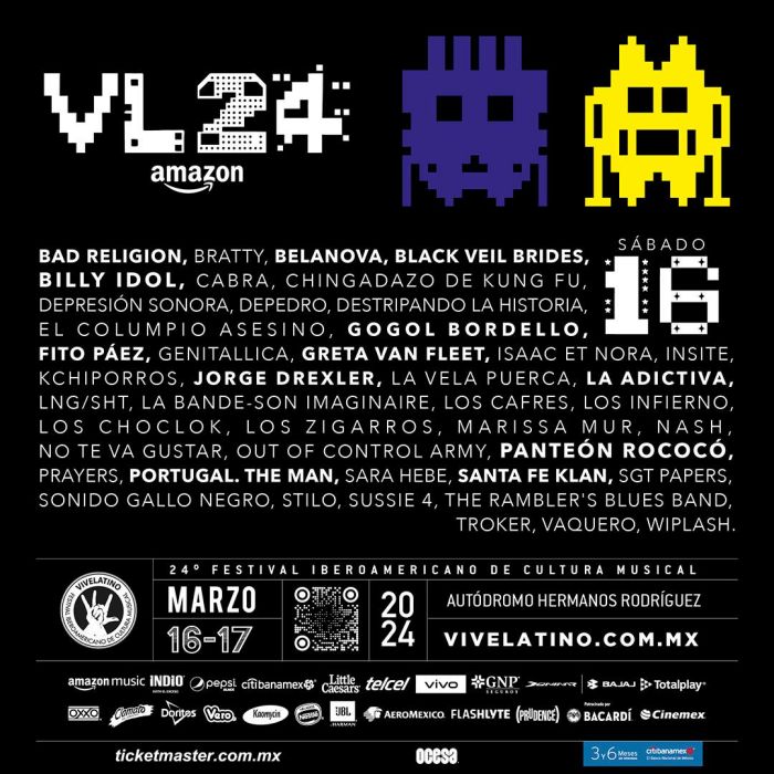 Vive Latino 2024: Horarios y mapa 0