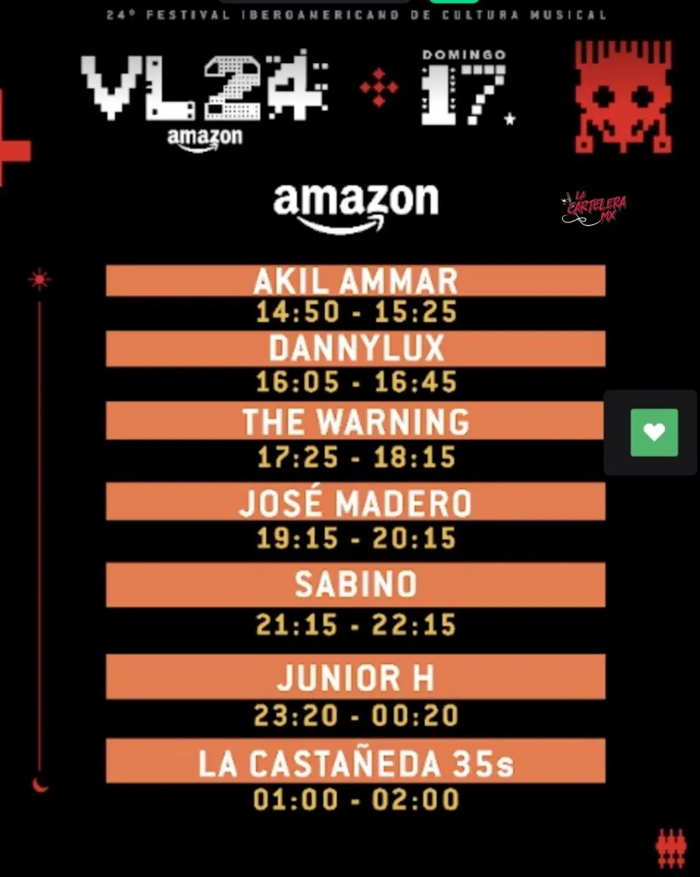 Vive Latino 2024: Horarios y mapa 11