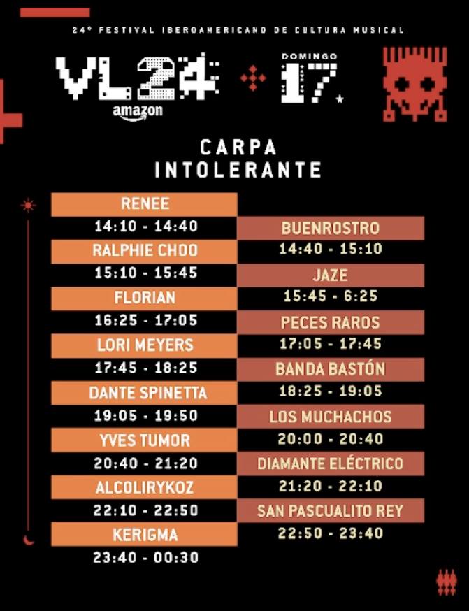 Vive Latino 2024: Horarios y mapa 7