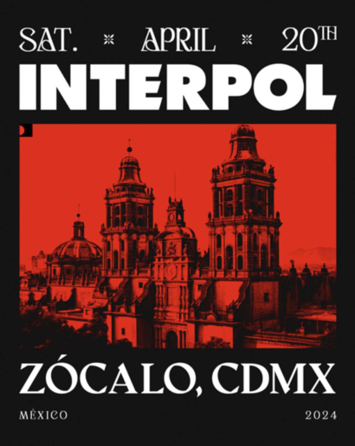 Interpol dará concierto gratis en el Zócalo de la CDMX 1