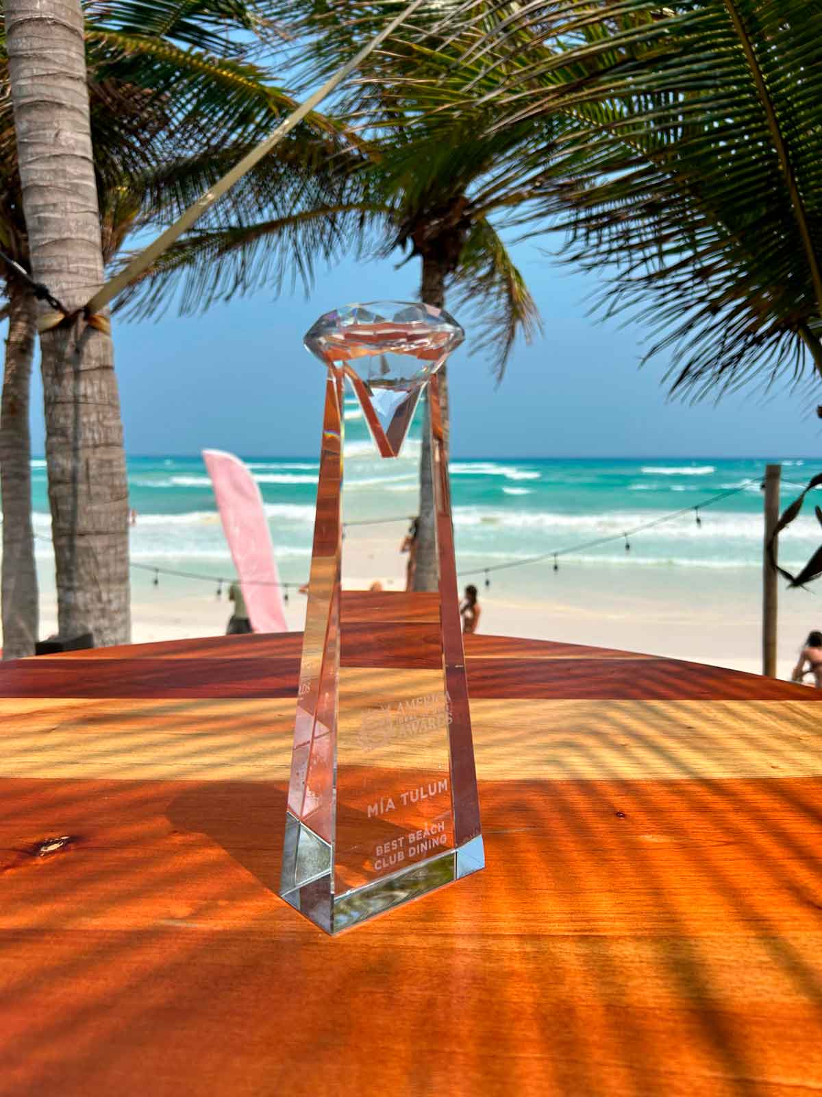 Mía Beach Club en Tulum celebra su victoria en los prestigiosos America Best of Best Awards