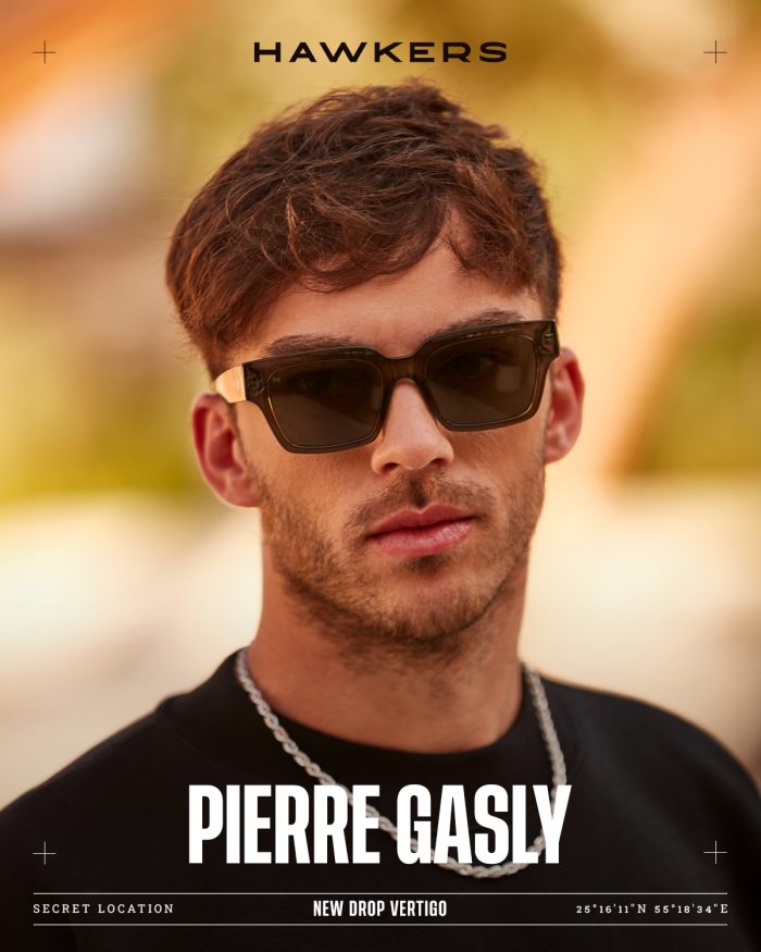 “Vértigo” la nueva colaboración de Hawkers y Pierre Gasly 0