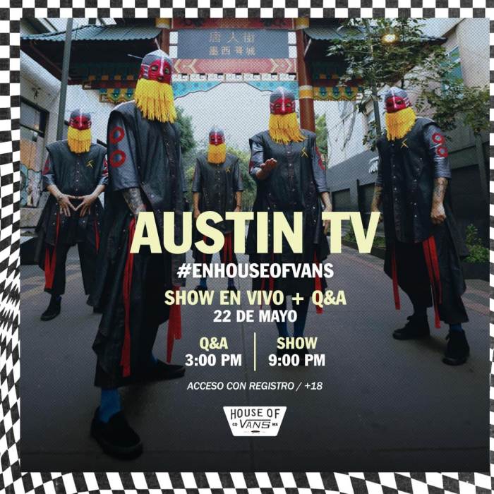 Austin TV se presentará gratis en House Of Vans 0