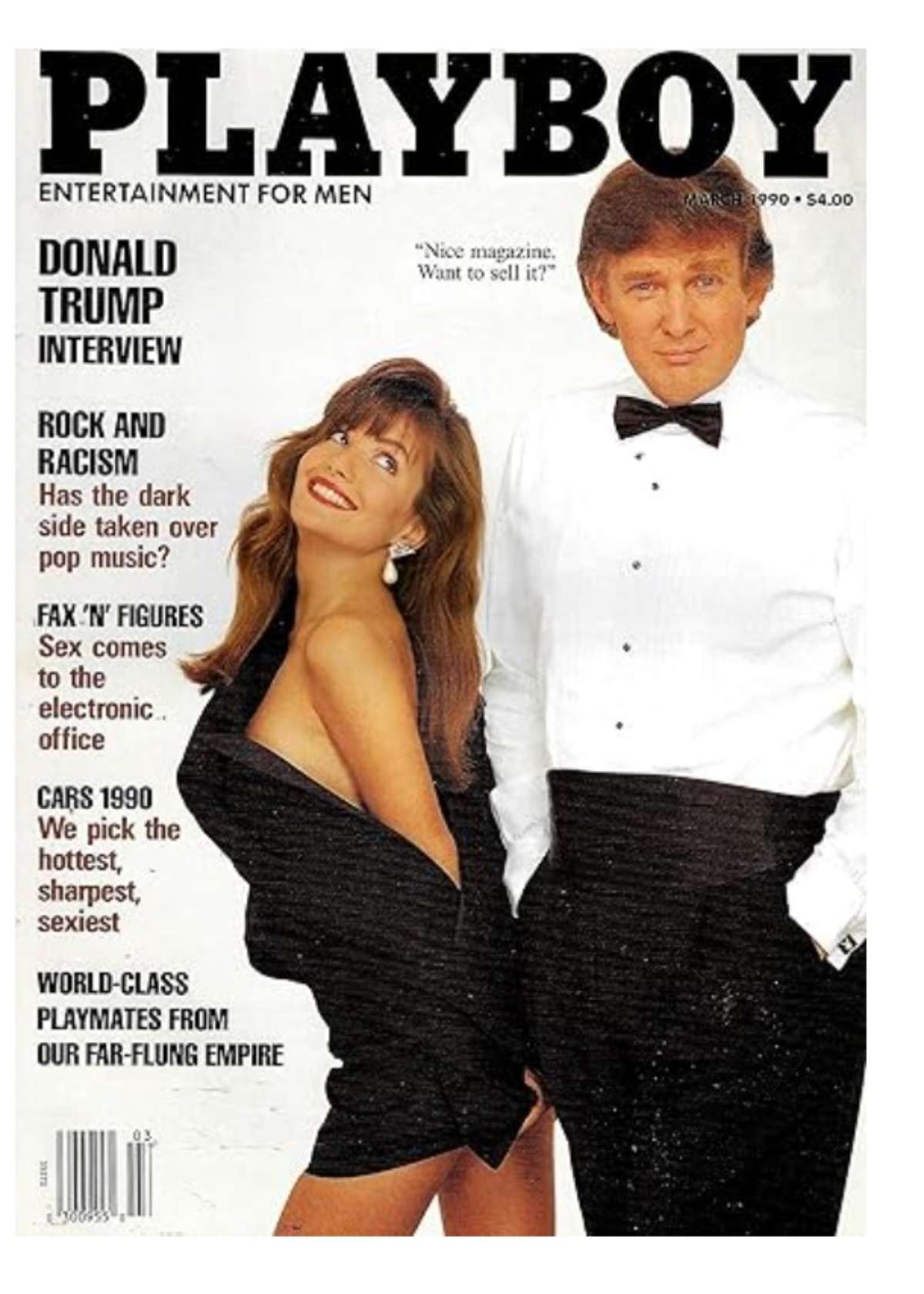 ¿Es la revista con la que azotaron a Trump su portada en Playboy? 1