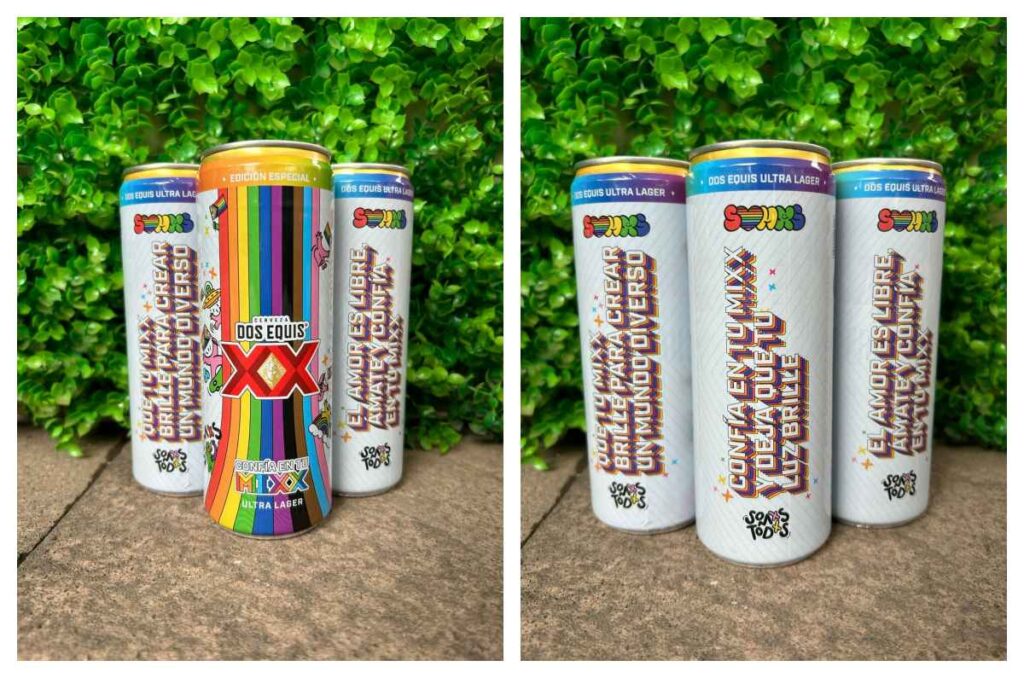 Conoce las latas LGBTQ+ de Heineken y Dos Equis