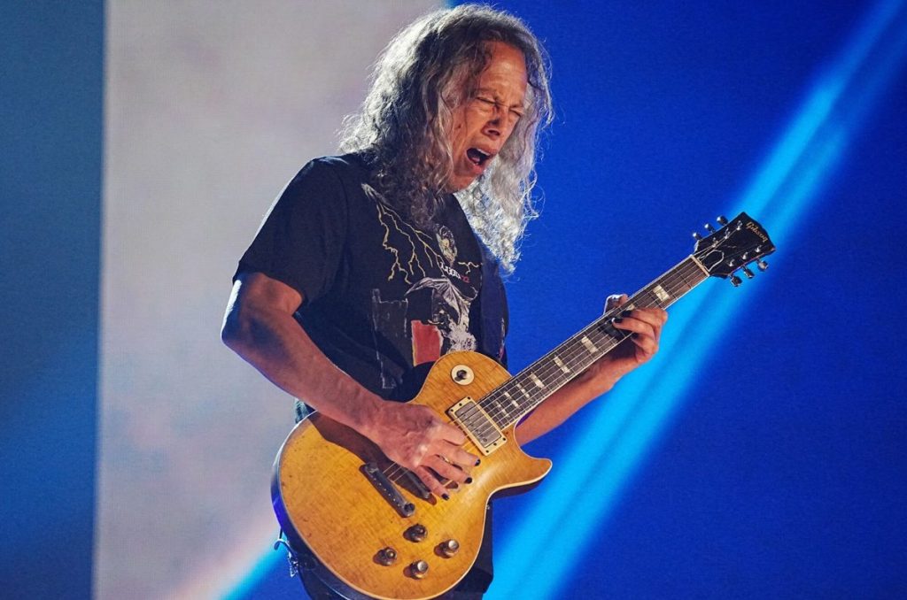Greeny: la guitarra con la que Kirk tocó “La Chona”