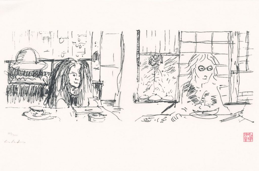 Los dibujos de John Lennon: entre el erotismo y la paz